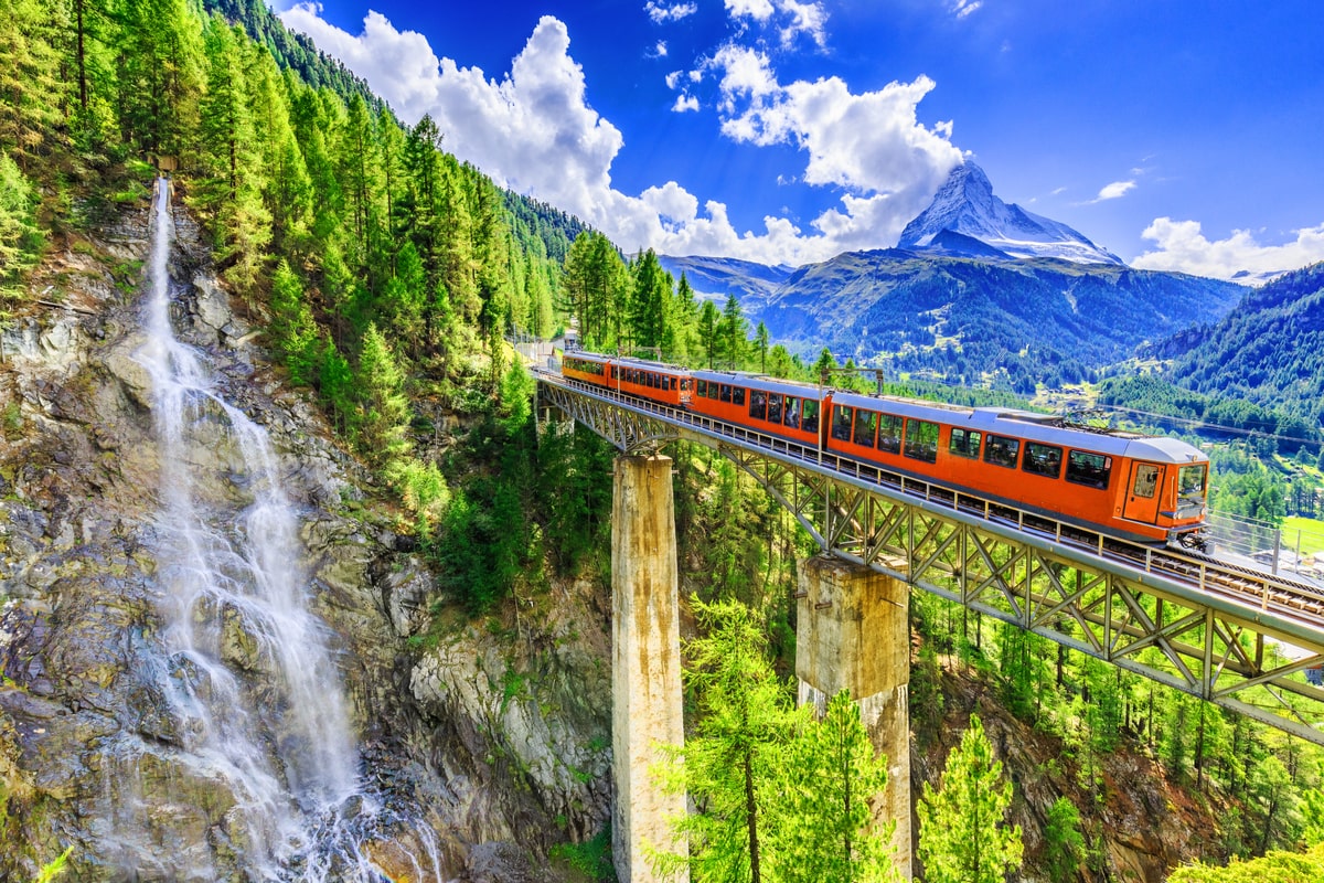 Cu trenul prin Alpi
