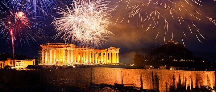 Revelion Atena, Grecia