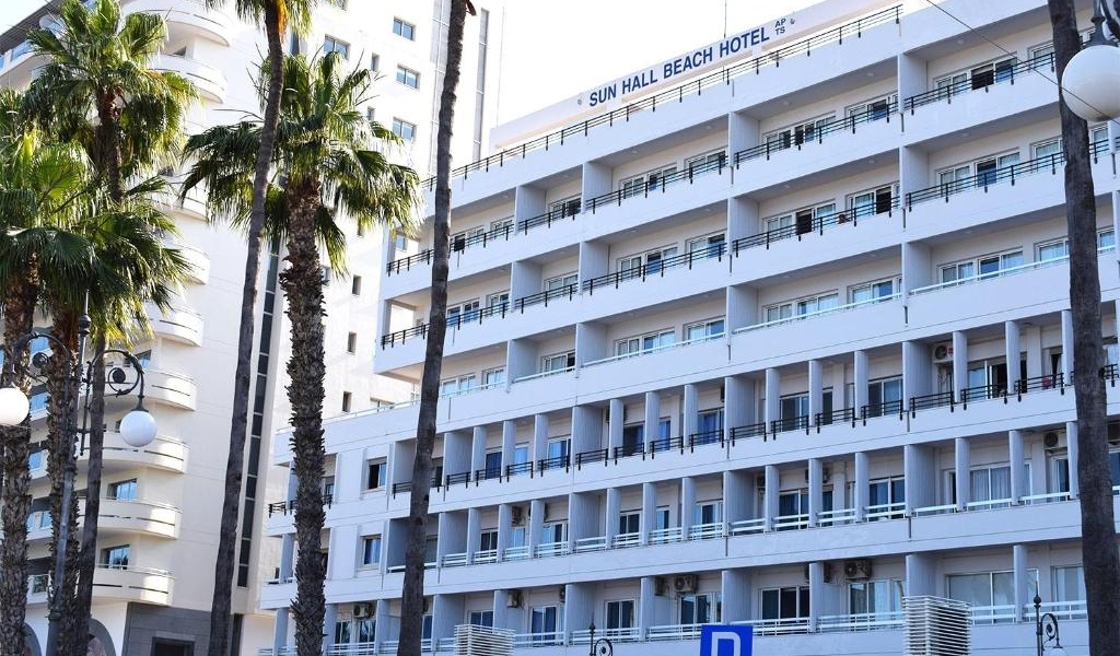 Sun Hall Beach Hotel Apartments Larnaca Zona Larnaca